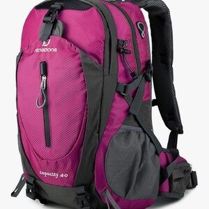 Women's Magenta and Charcoal Backpack